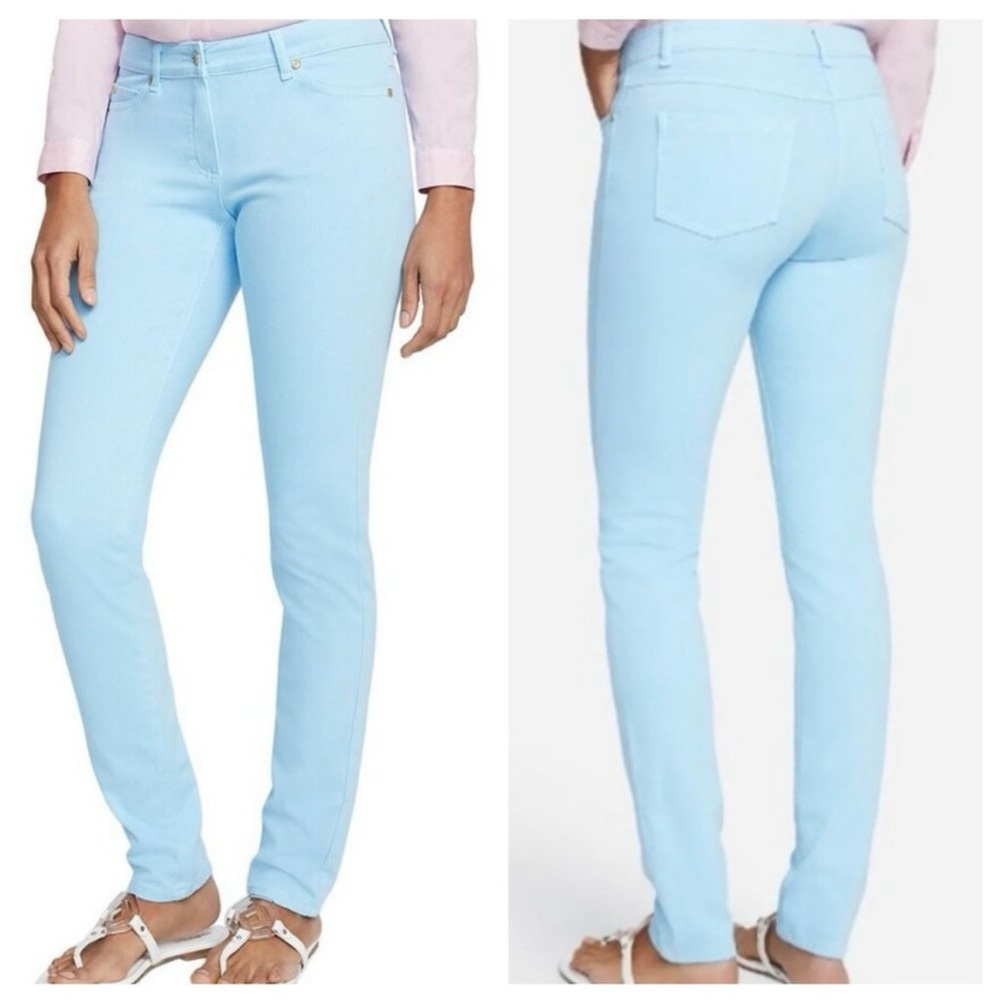 J. McLaughlin Baby Blue Skinny Jeans. Size 4